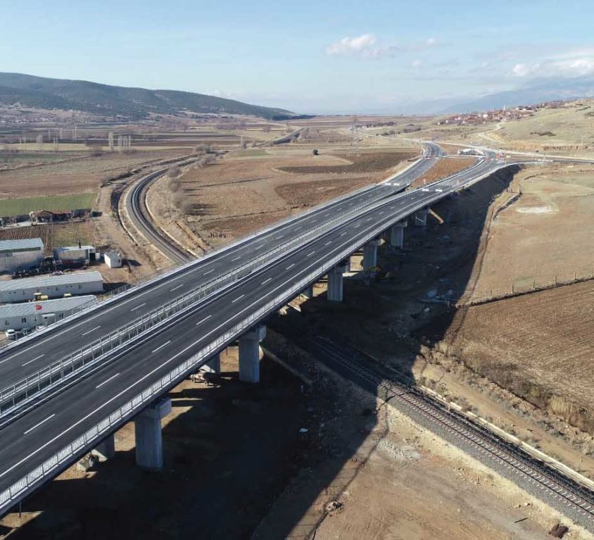 Dinar-Çivril Road State Railways Overpass Bridge (Km:5+890 Between Dinar-2nd Region Boundary) Supply